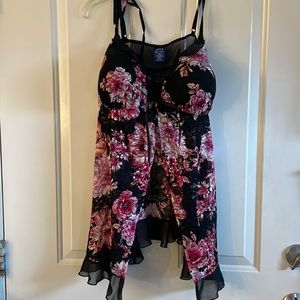NWT Kohls All About Lace Lingerie Set  2X